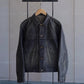 daisuke tanabe | coffee black denim jacket_dstryd destroyed