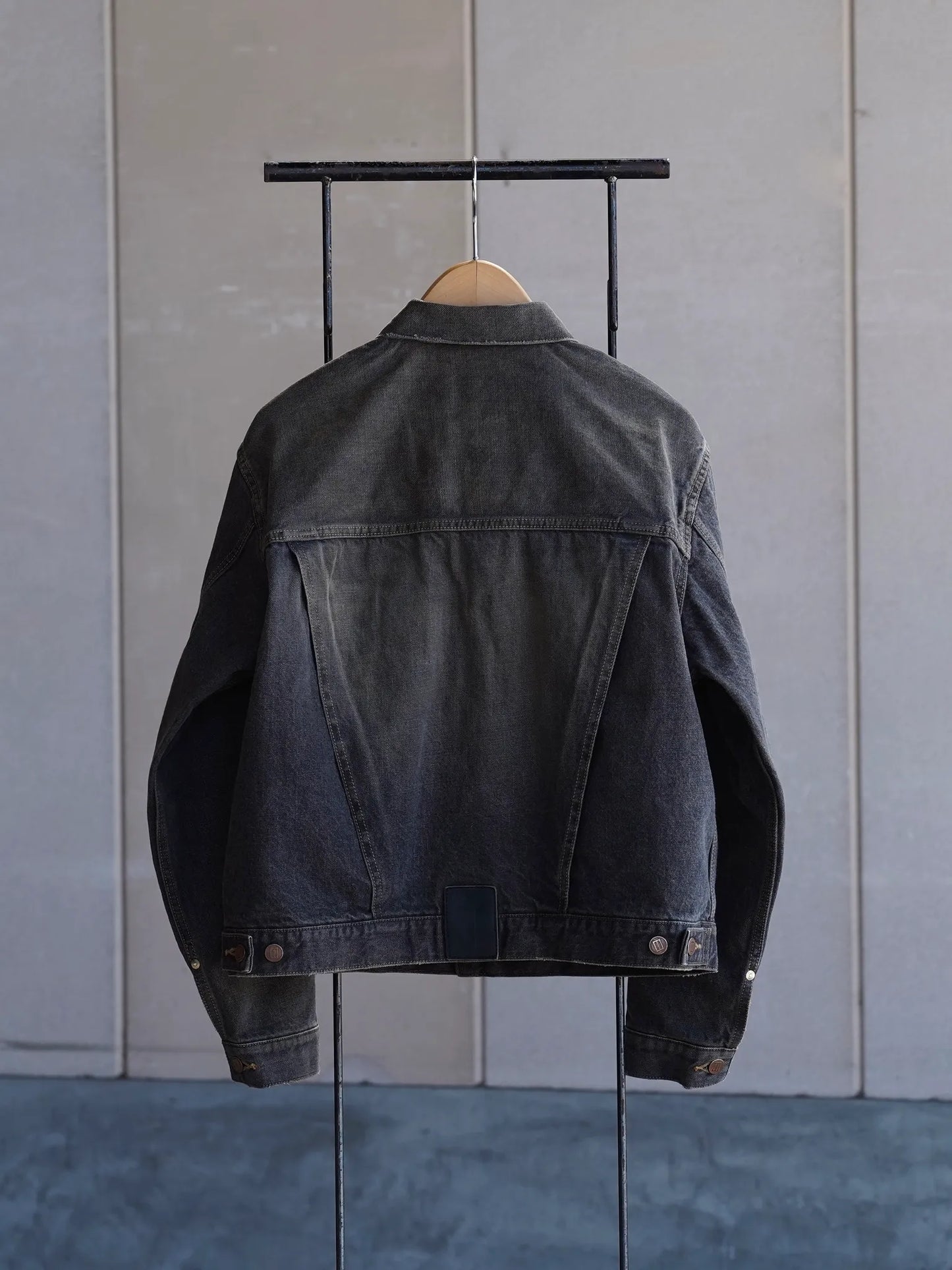 daisuke tanabe | coffee black denim jacket_dstryd destroyed