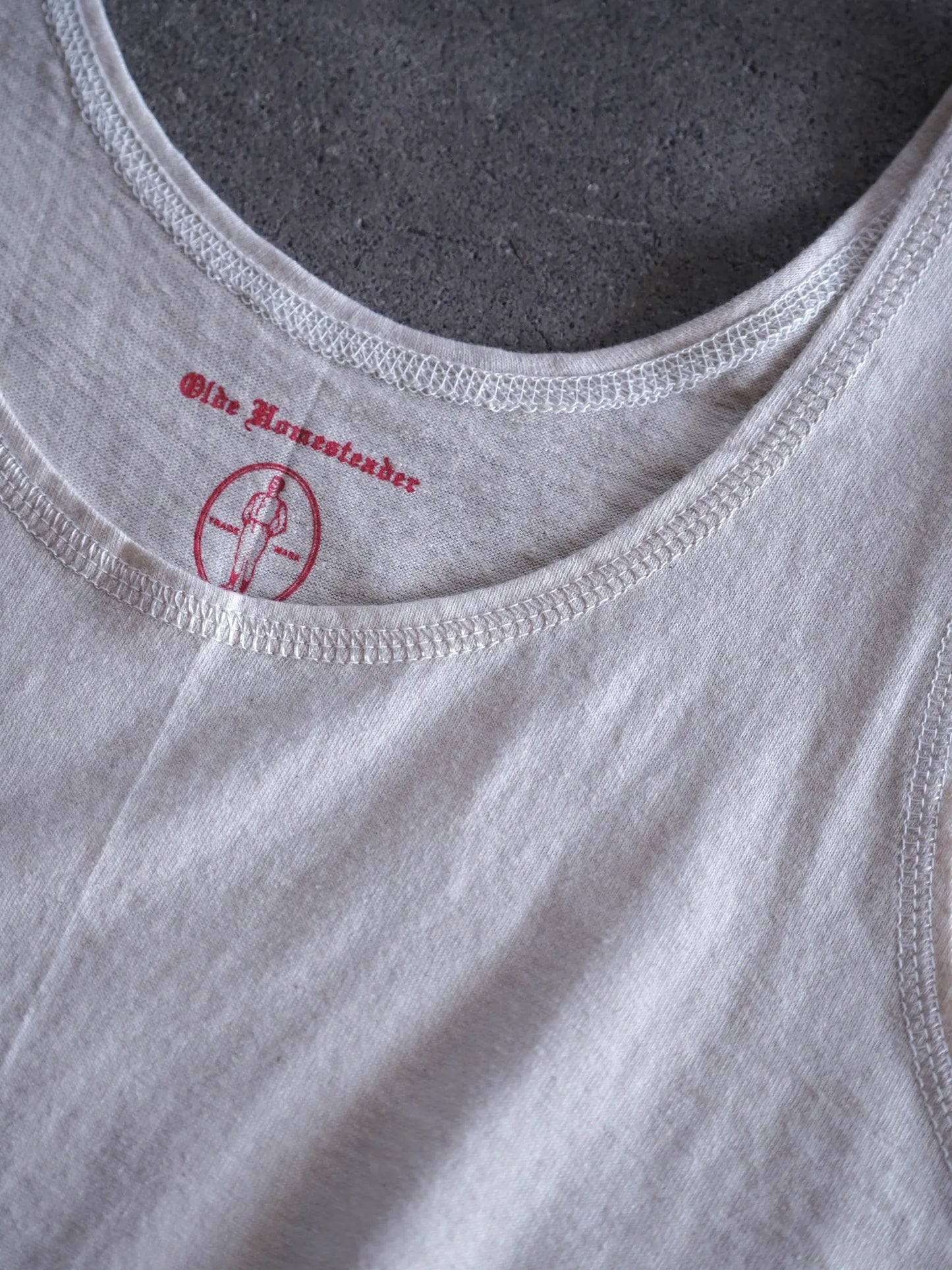 OLDE HOMESTEADER | RUSTIC JERSEY ATHLETIC SHIRT ECRU