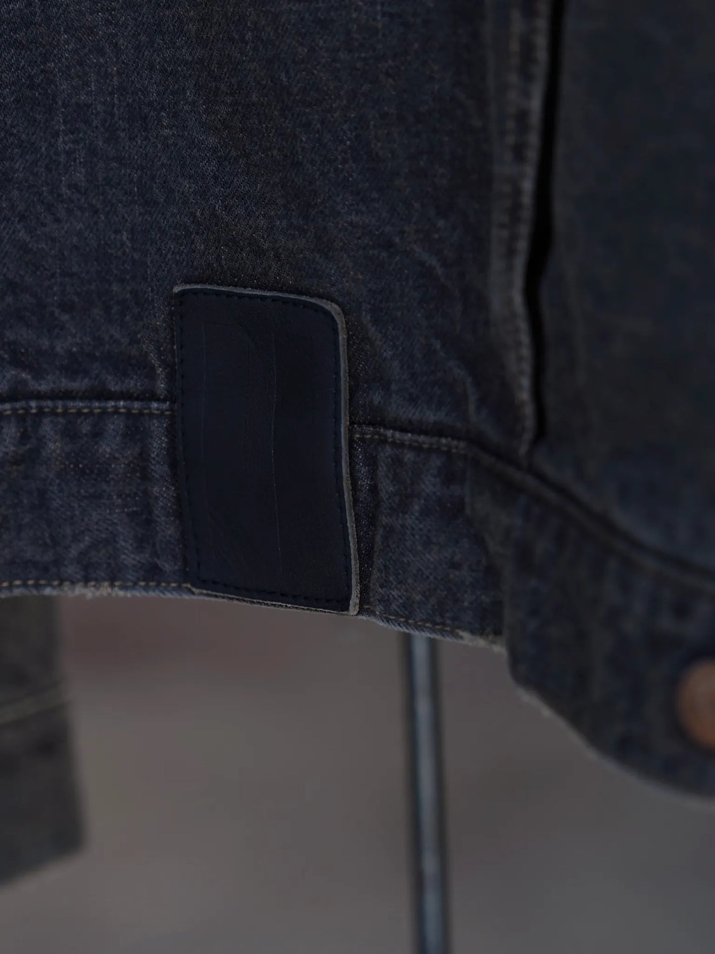 daisuke tanabe | coffee black denim jacket_dstryd destroyed