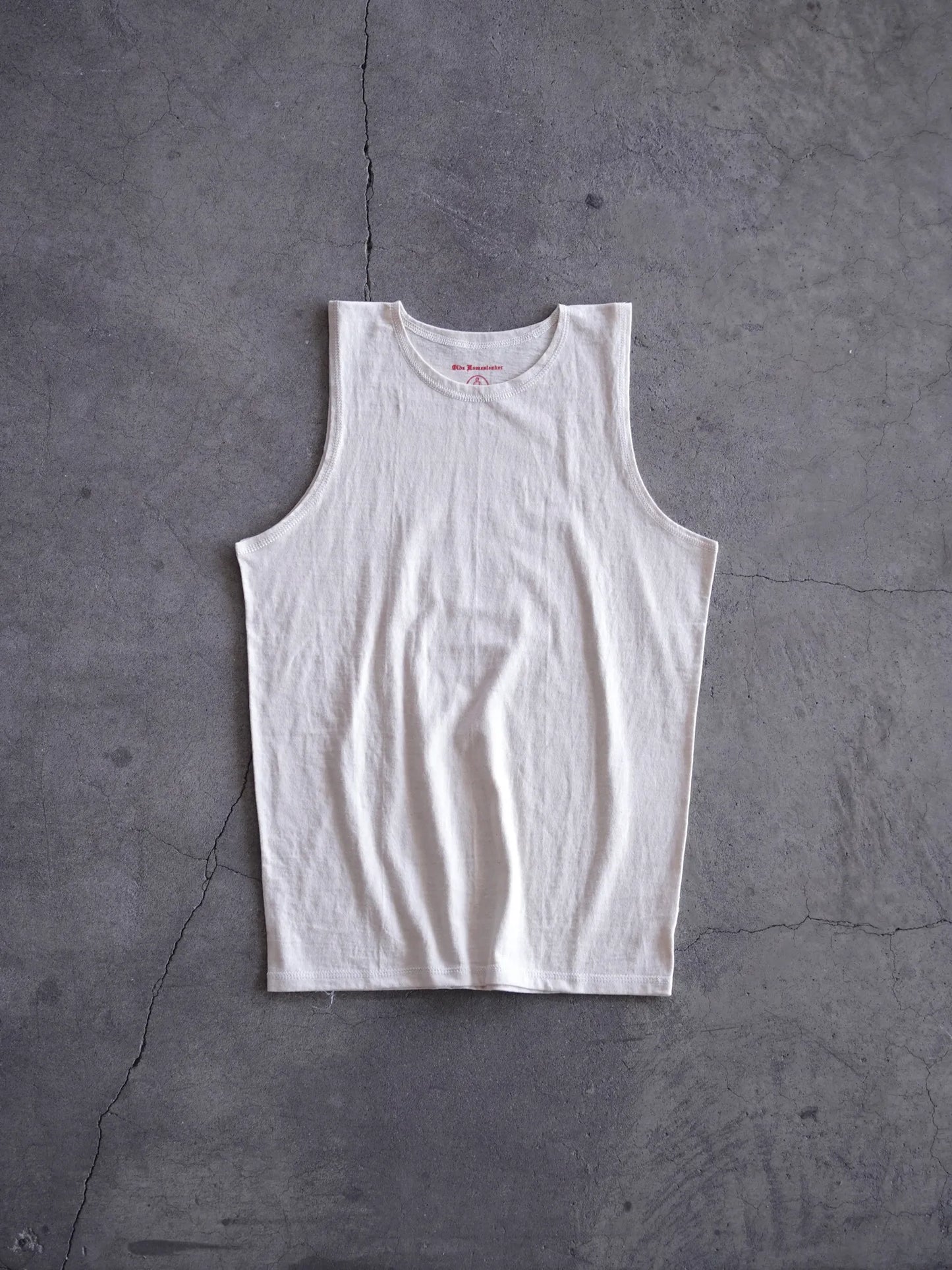 OLDE HOMESTEADER | RUSTIC JERSEY SLEEVELESS ECRU