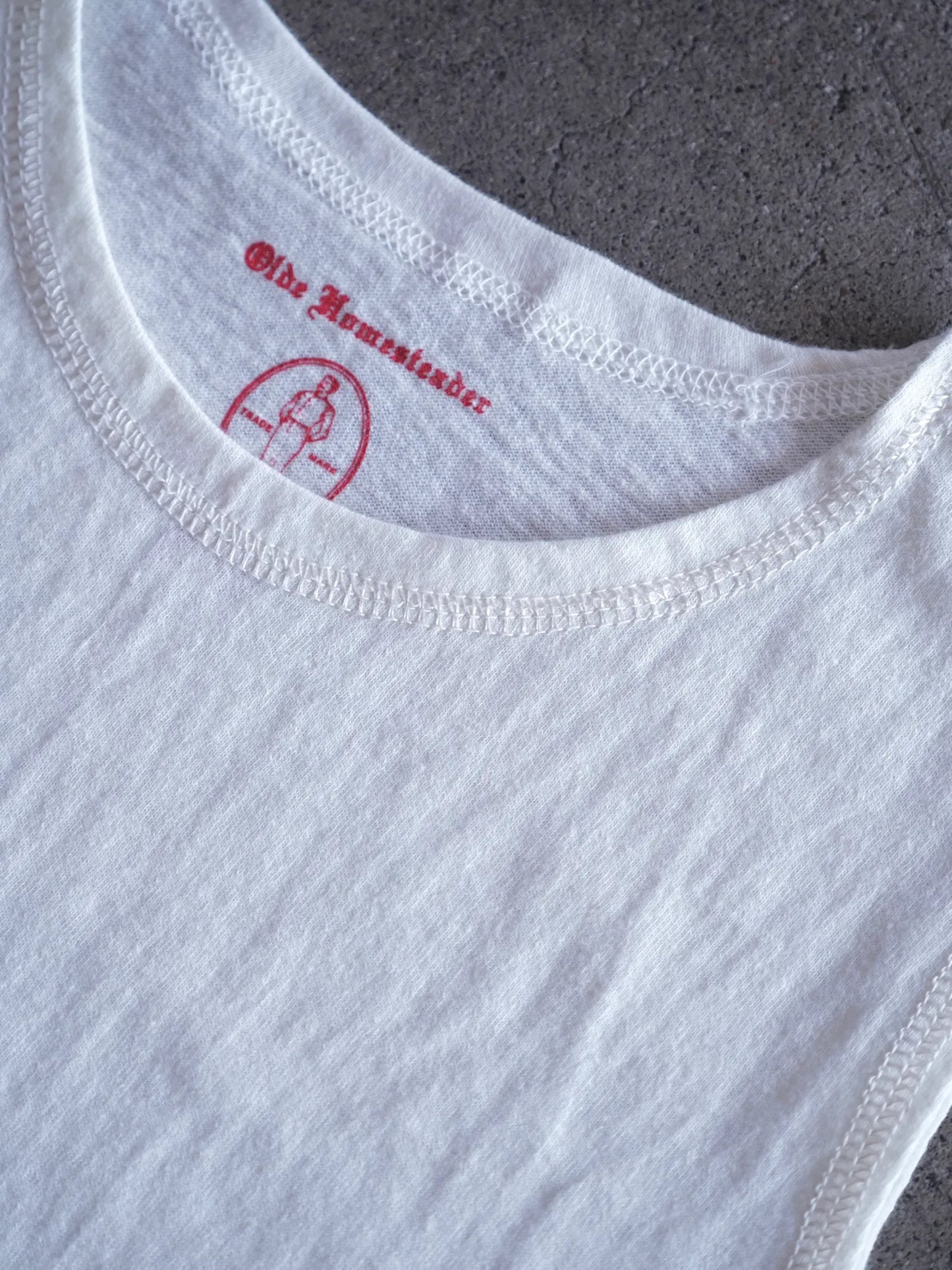 OLDE HOMESTEADER | RUSTIC JERSEY SLEEVELESS OFF WHITE
