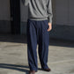 calmlence | SINGLE PLEATED WIDE STRAIGHT IND