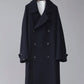 calmlence | DOUBLE BREASTED COAT BLK
