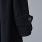 calmlence | DOUBLE BREASTED COAT BLK