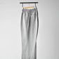 nonnotte | Elastic In-Tuck Wide Tapered Trousers Toasted Oatmeal