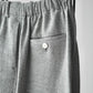 nonnotte | Elastic In-Tuck Wide Tapered Trousers Toasted Oatmeal