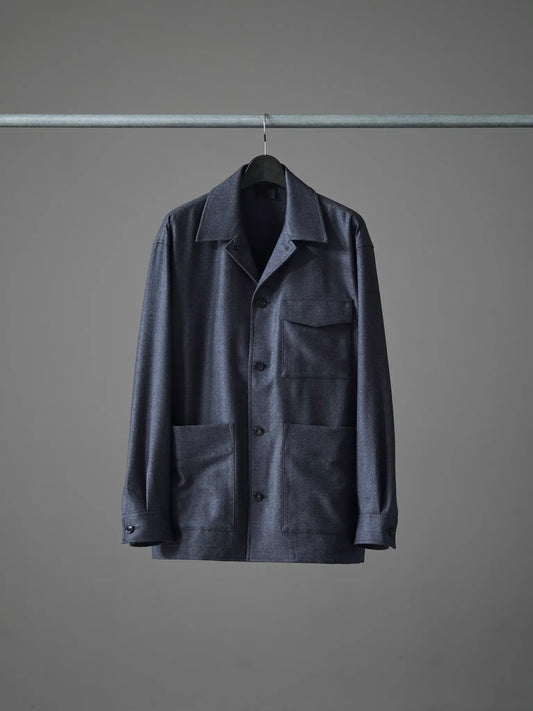 山内 | アラシャンカシミア・ワークジャケット gray