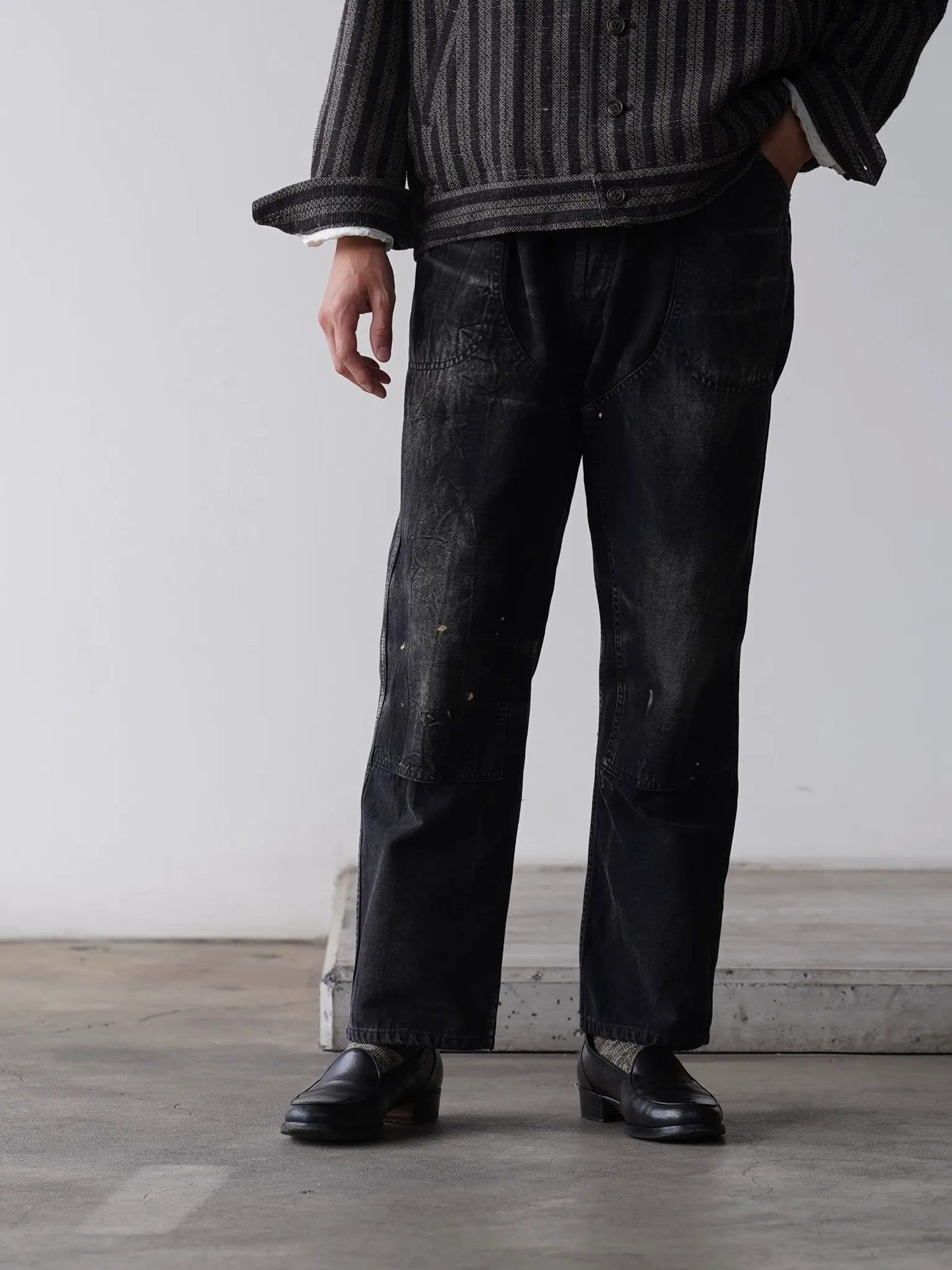 HERILL | Duck Painterpants Black