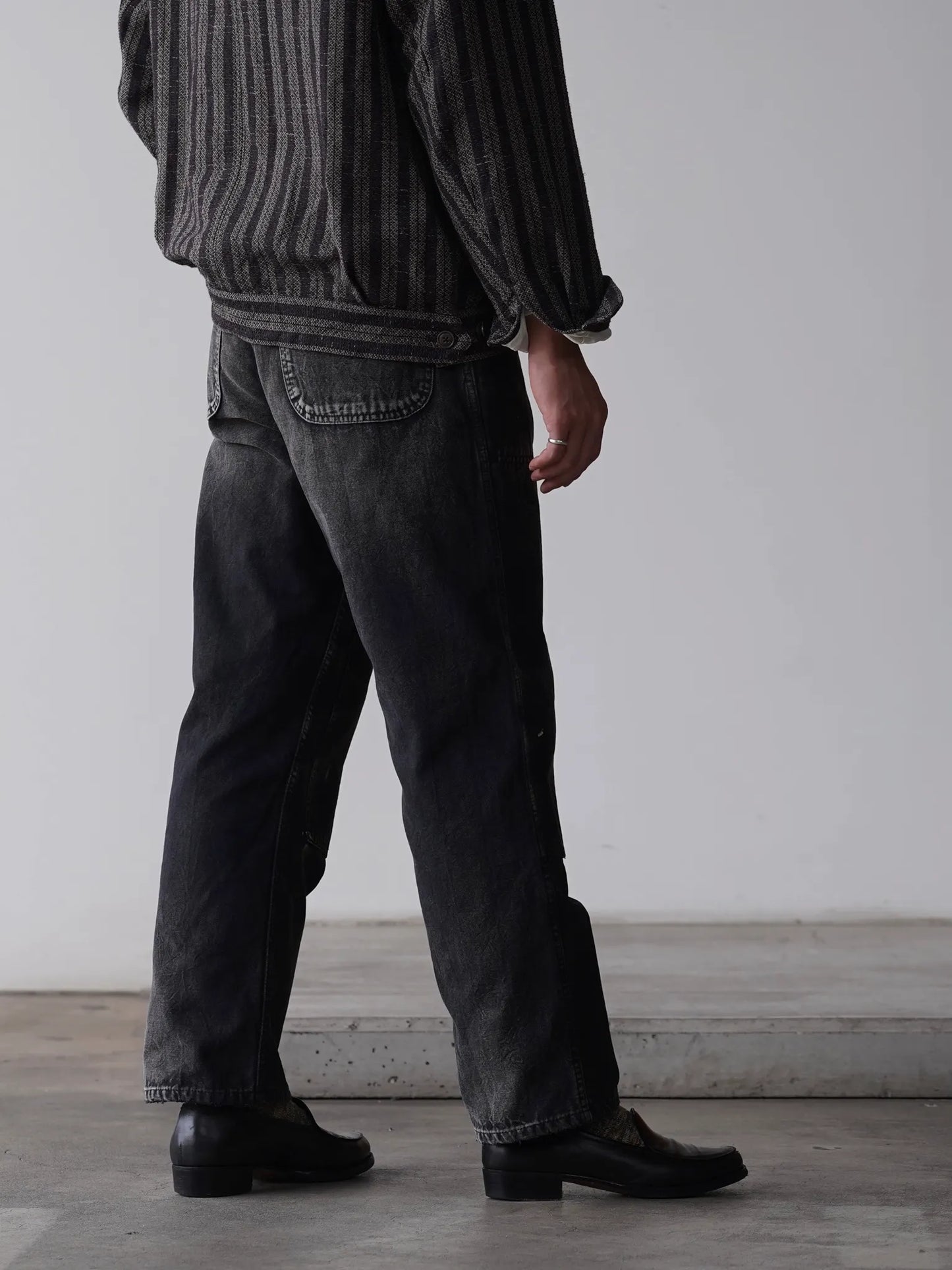 HERILL | Duck Painterpants Black