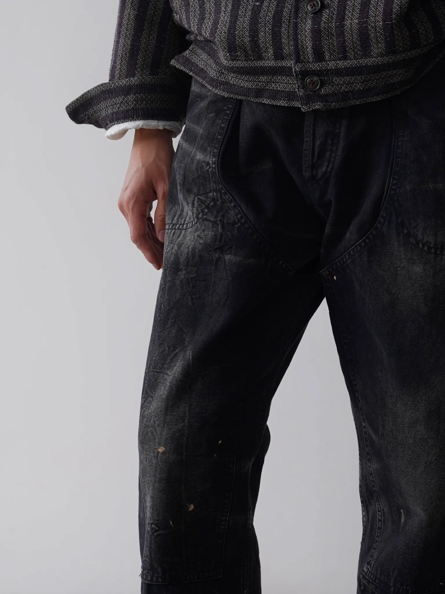 HERILL | Duck Painterpants Black