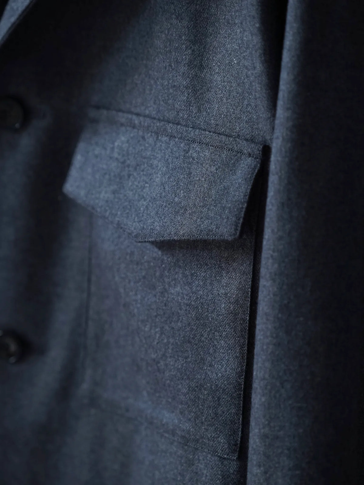 山内 | アラシャンカシミア・ワークジャケット gray