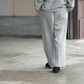 nonnotte | Elastic In-Tuck Wide Tapered Trousers Toasted Oatmeal