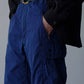 THE NULABEL | GARMENT DYED CARGO TRS NATURAL INDIGO