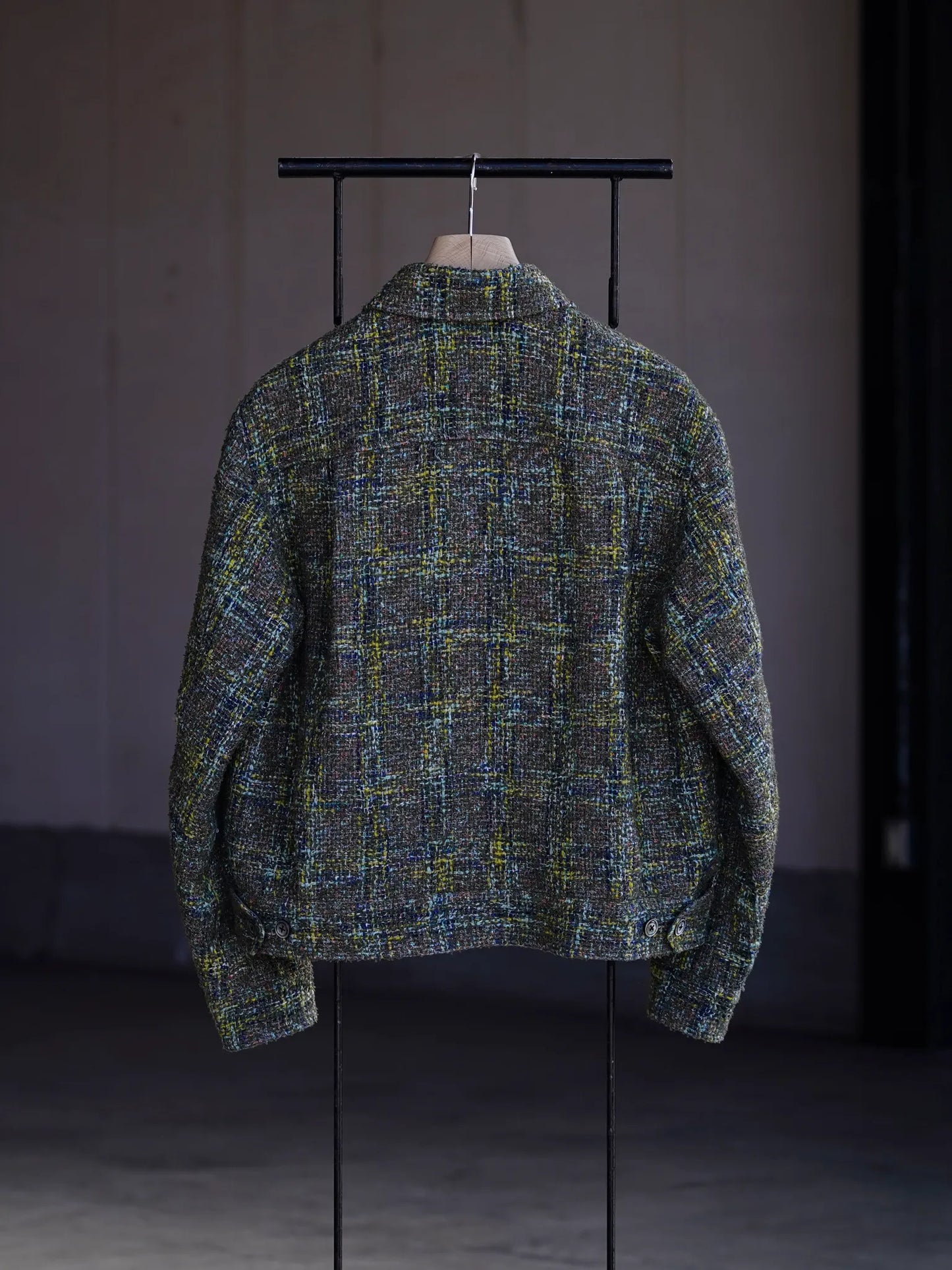 SARTO | [HOME SPUN] TRUCKER JACKET ARMY