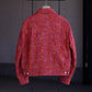 SARTO | [HOME SPUN] TRUCKER JACKET SCARLET