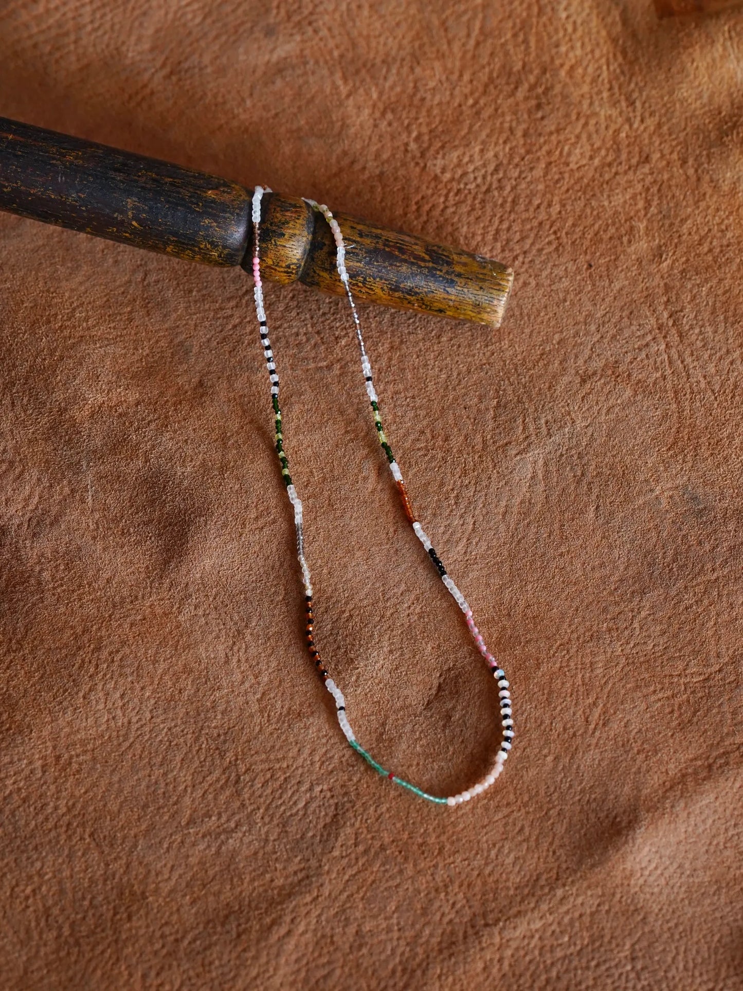 stones stone zoo | necklace -multi 2 with opal-