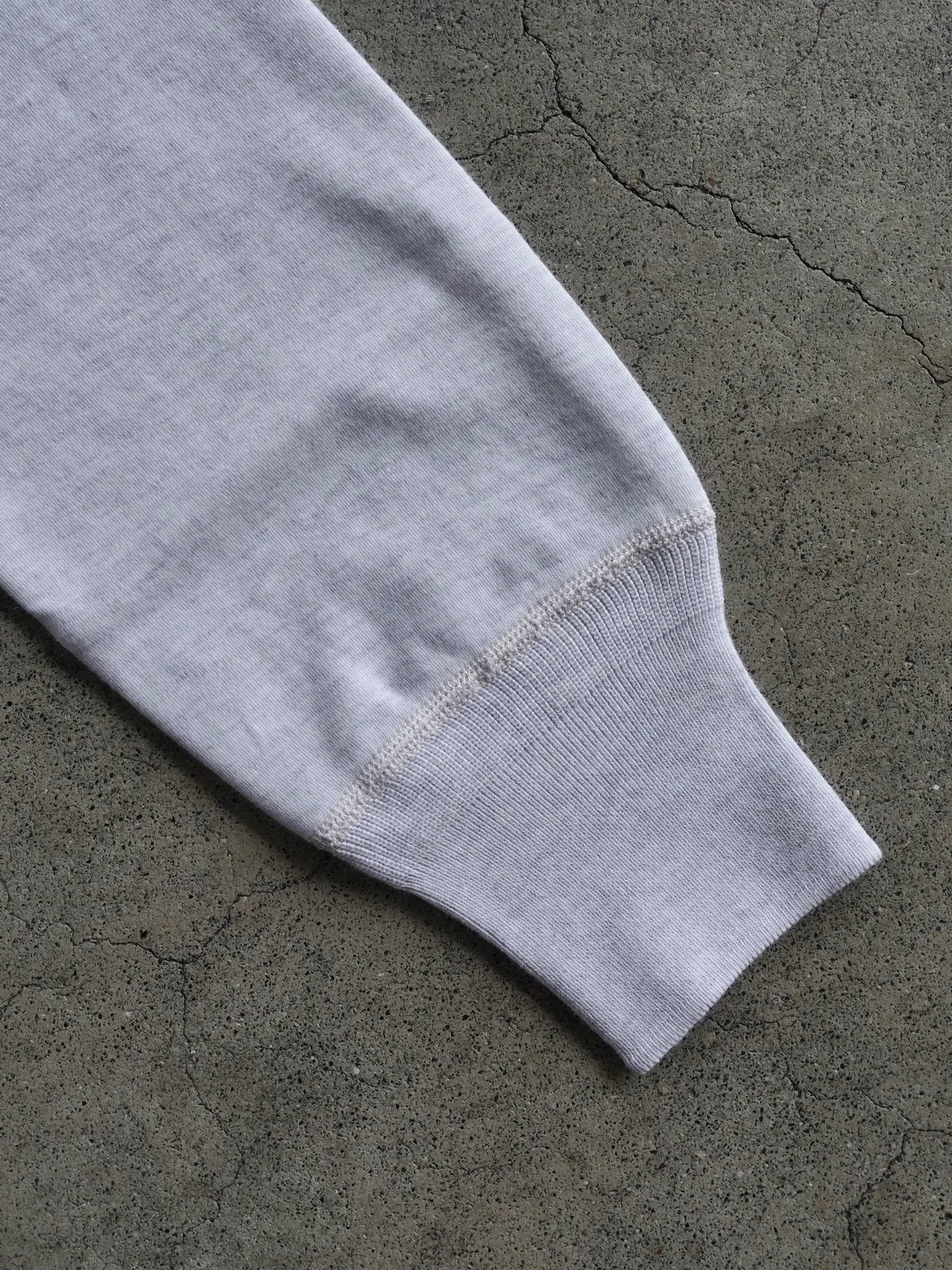 OLDE HOMESTEADER | INTERLOCK CREWNECK L/S WHITE HEATHER