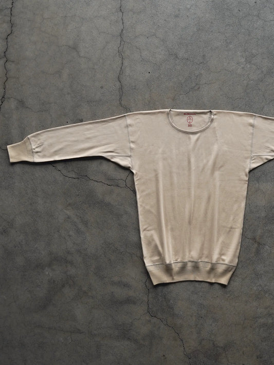 OLDE HOMESTEADER | INTERLOCK CREWNECK L/S CHAMPAGNE