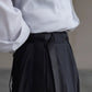 IRENISA | BELTED FORM-CHANGE PANTS BLACK