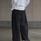 IRENISA | BELTED FORM-CHANGE PANTS BLACK