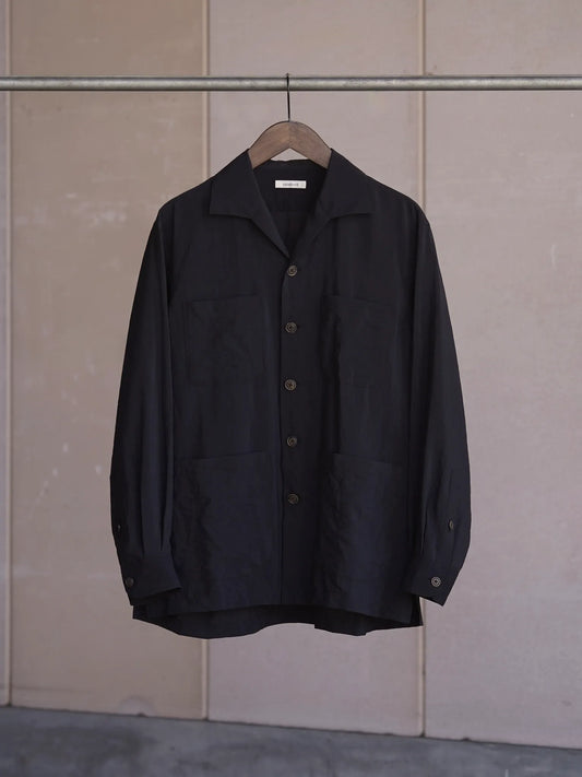 calmlence | SHIRT JACKET BLK