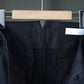 IRENISA | NO-TUCK SLIM TROUSERS BLACK
