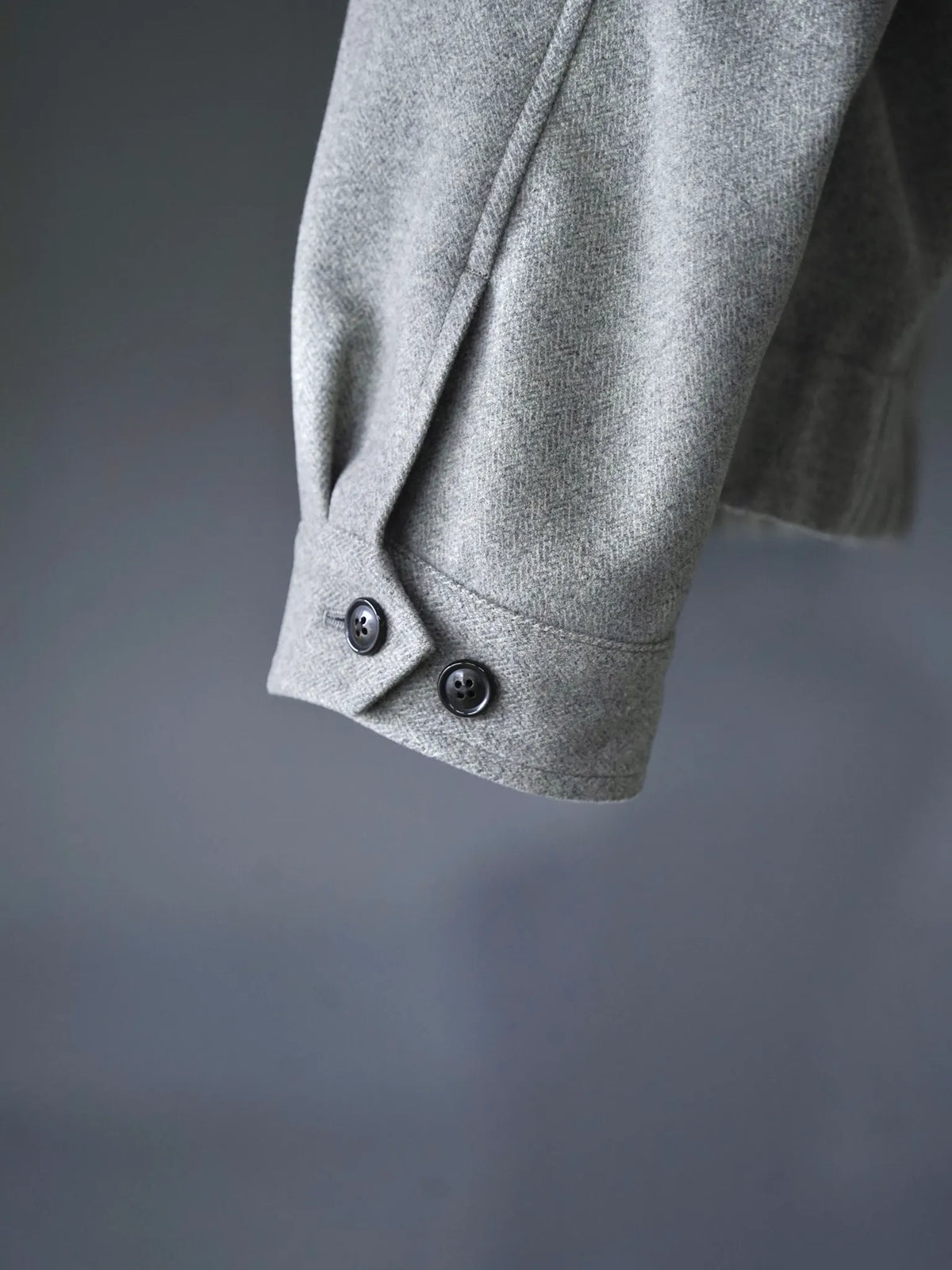 IRENISA | FRY-FRONT ZIP-UP BLOUSON GRAYGE