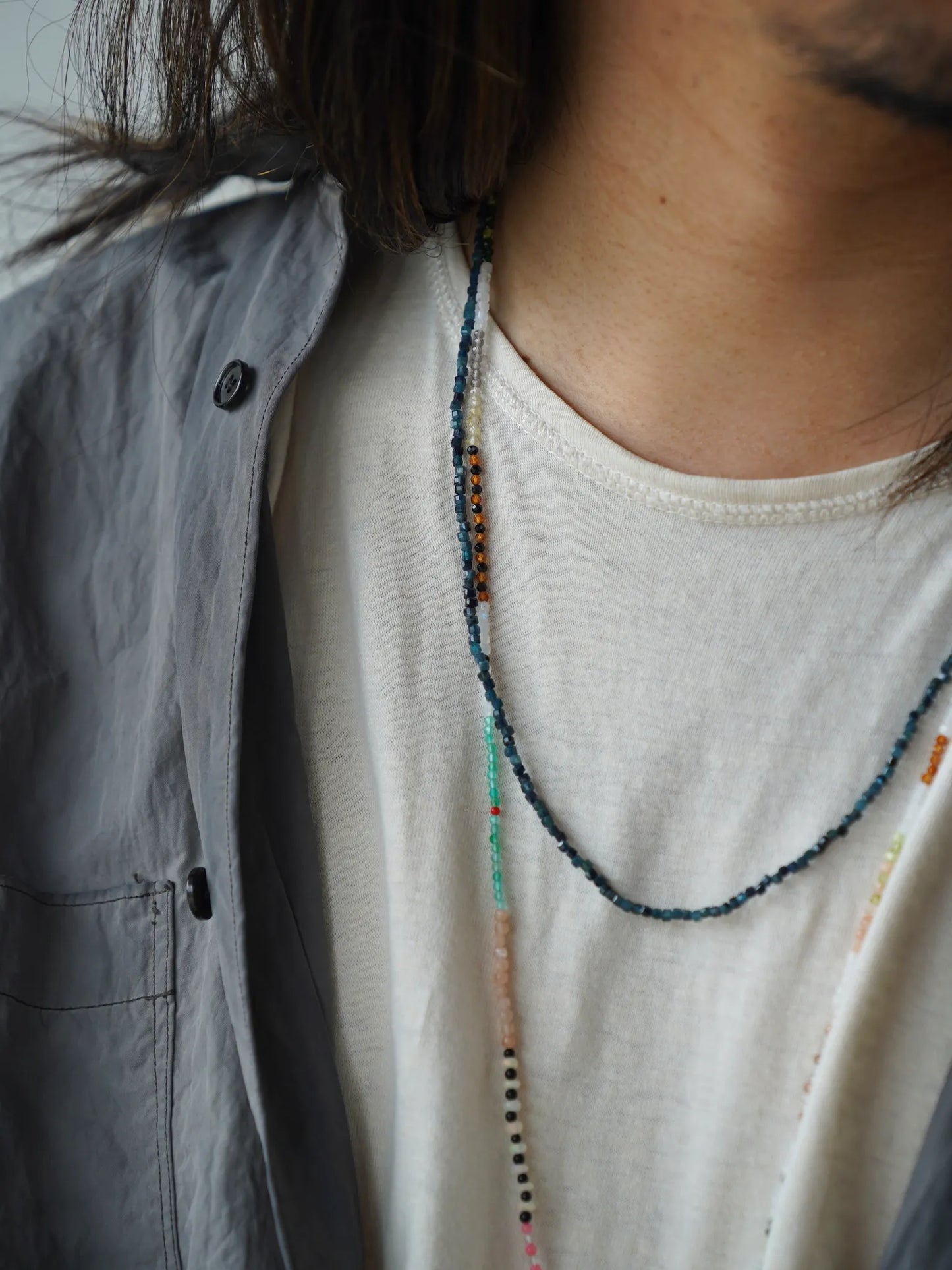 stones stone zoo | necklace -indigo tourmaline-