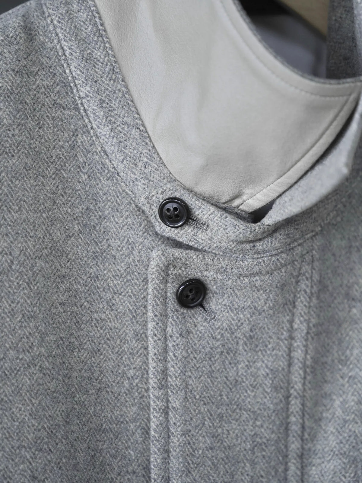 IRENISA | FRY-FRONT ZIP-UP BLOUSON GRAYGE