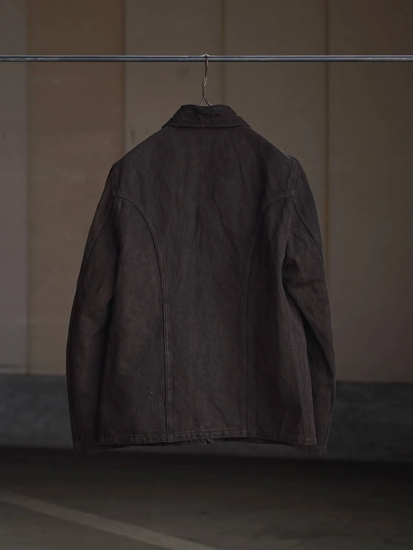 T.T | LOT.327 MODIFIED SHAWL COLLAR JACKET Mud Dyed Brown