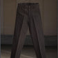 T.T | LOT.221 FIELD TROUSERS Mud Dyed Brown