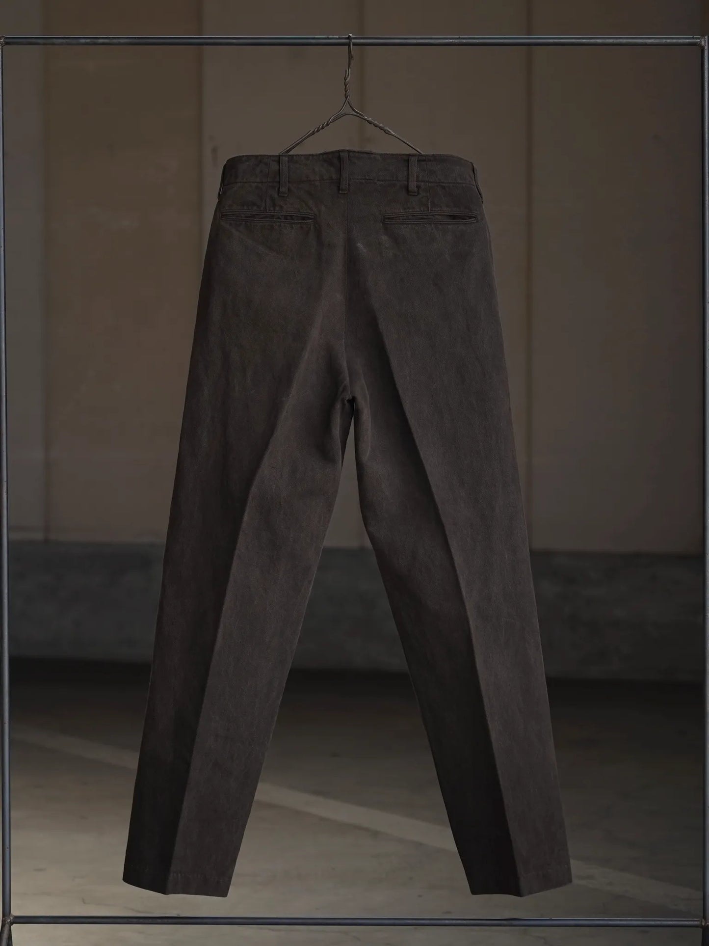 T.T | LOT.221 FIELD TROUSERS Mud Dyed Brown