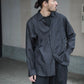 COMOLI | ウールシルク コモリシャツ CHARCOAL