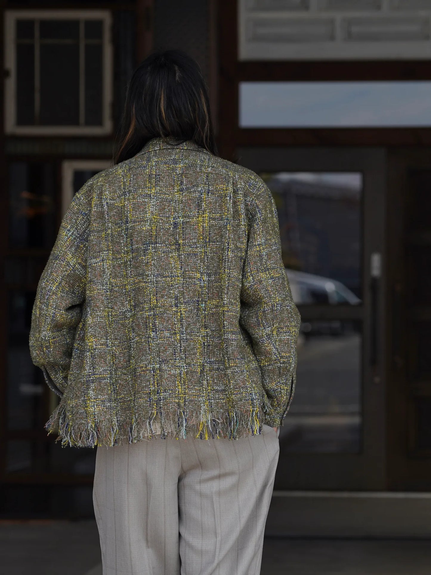 SARTO | [HOME SPUN] OVER SHIRT ARMY