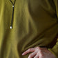 Olde H & Daughter | SILK PLAIN STITCH CREW L/S CORIANDER