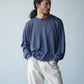 Olde H & Daughter | SILK PLAIN STITCH CREW L/S CANDIED VIOLETS
