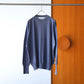 Olde H & Daughter | SILK PLAIN STITCH CREW L/S CANDIED VIOLETS
