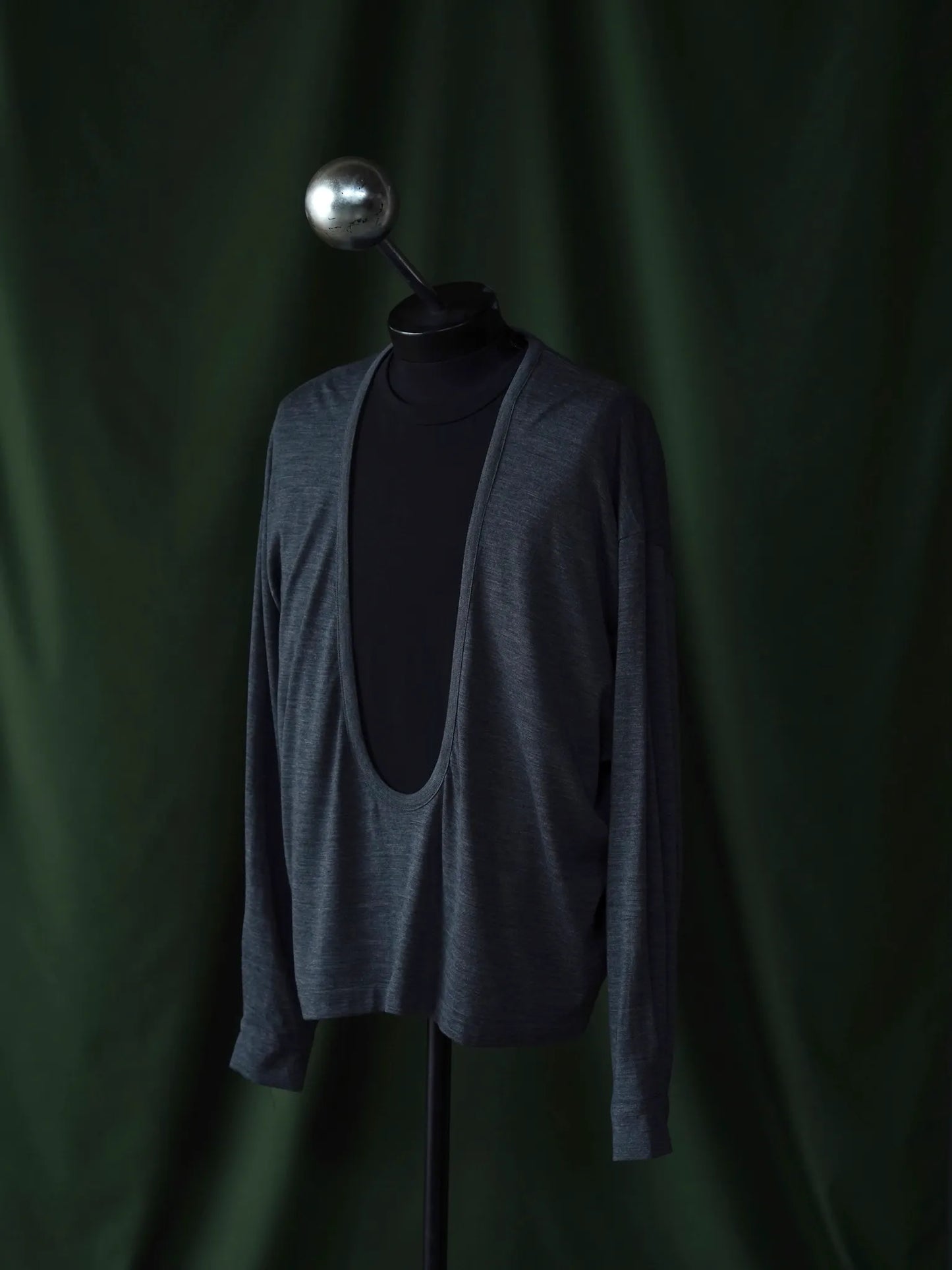 nonnotte-drape-u-pullover-with-cuff-sleeve-charcoal-1