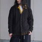 SARTO | WOOL CABLE FRINGE CARDIGAN DARK BROWN