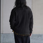 SARTO | WOOL CABLE FRINGE CARDIGAN DARK BROWN