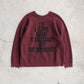 SARTO | COTTON LOOP WHEEL FILM DIRECTOR CREW NECK L/S BORDEAUX