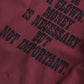 SARTO | COTTON LOOP WHEEL FILM DIRECTOR CREW NECK L/S BORDEAUX