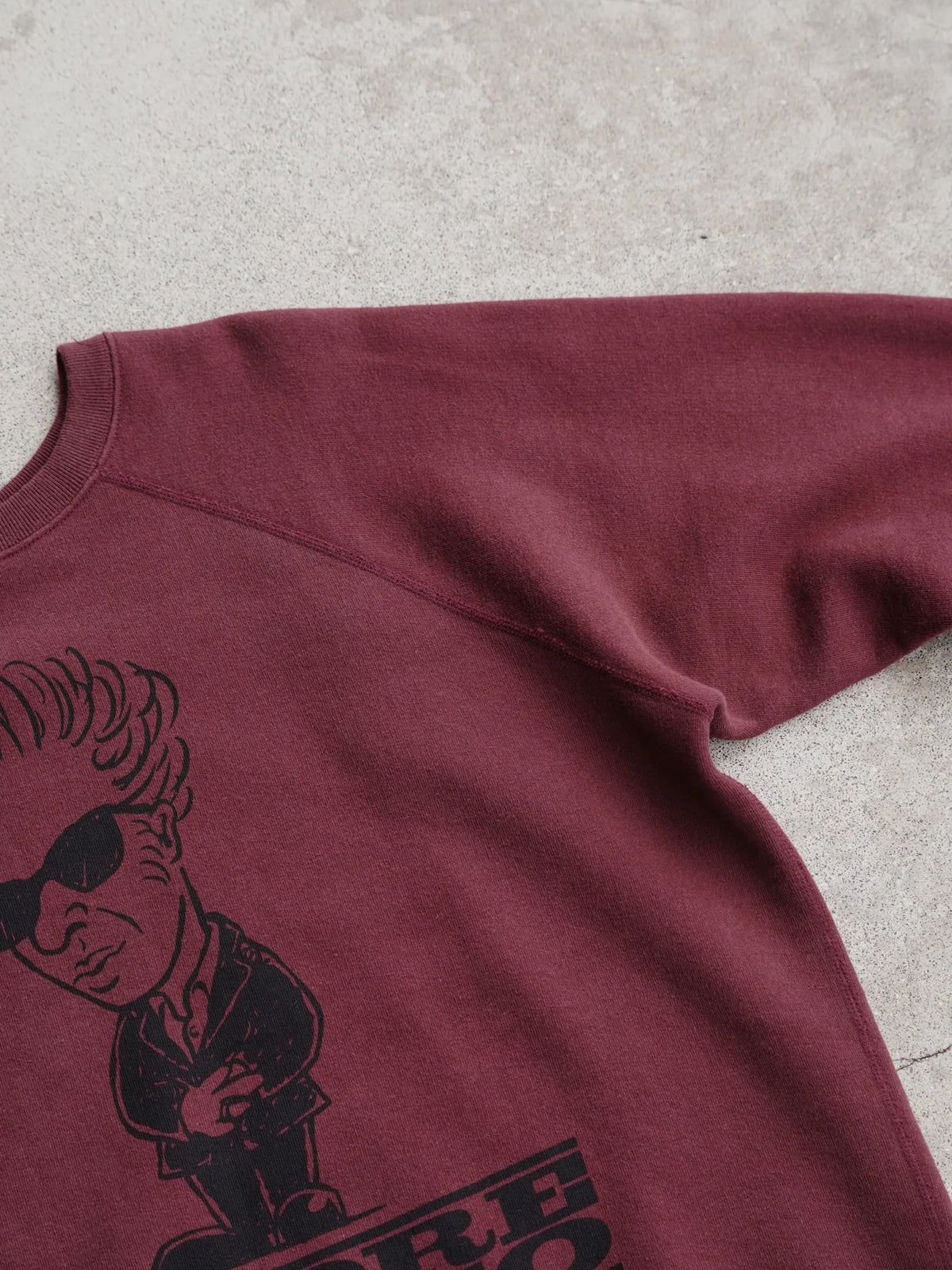 SARTO | COTTON LOOP WHEEL FILM DIRECTOR CREW NECK L/S BORDEAUX