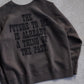 SARTO | COTTON LOOP WHEEL MUSICIAN  CREW NECK L/S DARK BROWN