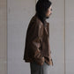Nomàt | COTTON Hand Painted Militery Jacket Brown