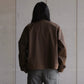 Nomàt | COTTON Hand Painted Militery Jacket Brown