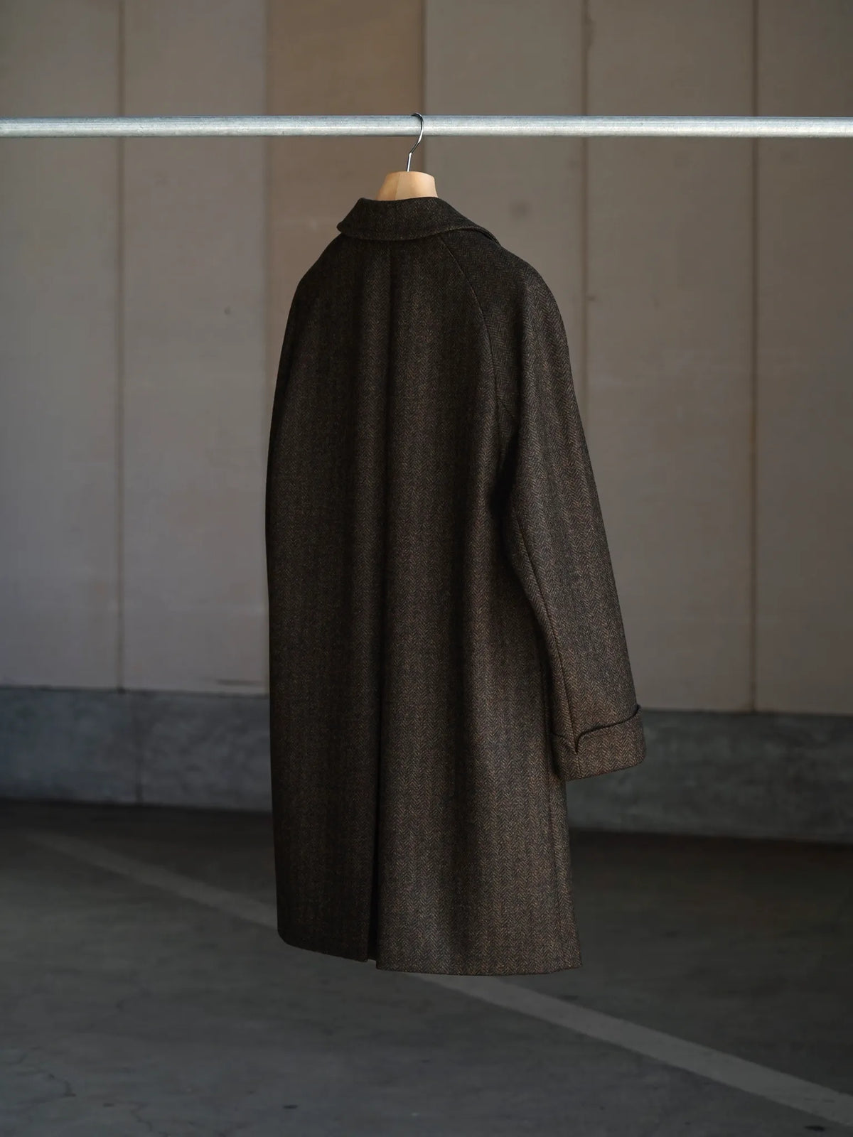 COHÉRENCE | CORB / CHEVRON TWEED JERSEY BROWN