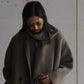 Nomàt | YAK Double Breasted Knit Coat Brown