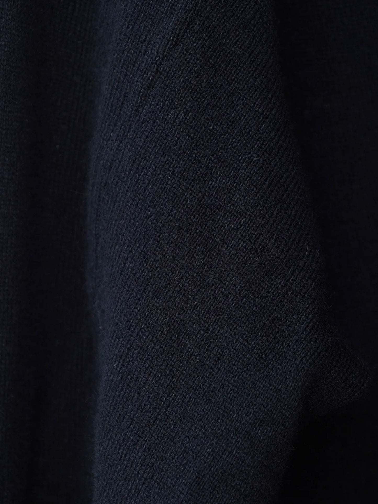 COMOLI | カシミヤ和紙 ジップショートジャケット BLACK